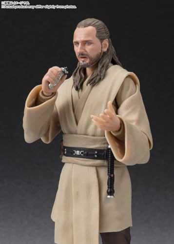 S.H.Figuarts STAR WARS The Phantom Menace Qui-Gon Jinn Action Figure BANDAI F/S