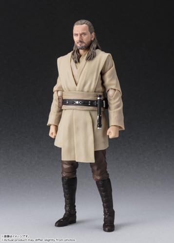 S.H.Figuarts STAR WARS The Phantom Menace Qui-Gon Jinn Action Figure BANDAI F/S