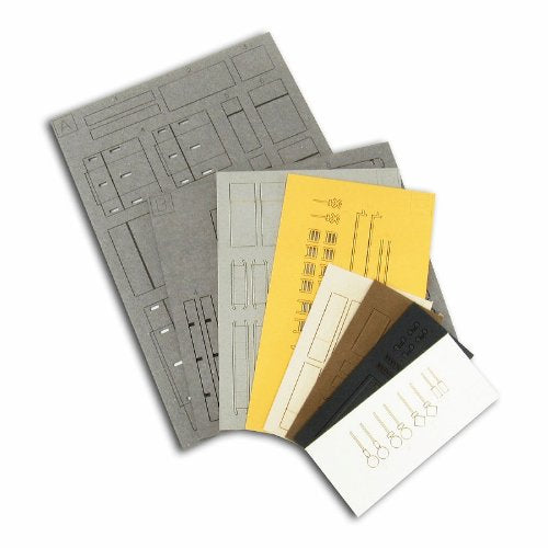 Sankei 1/220 Z scale Railroad Crossing Set Paper Craft MP01-108