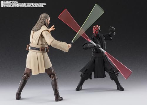 S.H.Figuarts STAR WARS The Phantom Menace Qui-Gon Jinn Action Figure BANDAI F/S