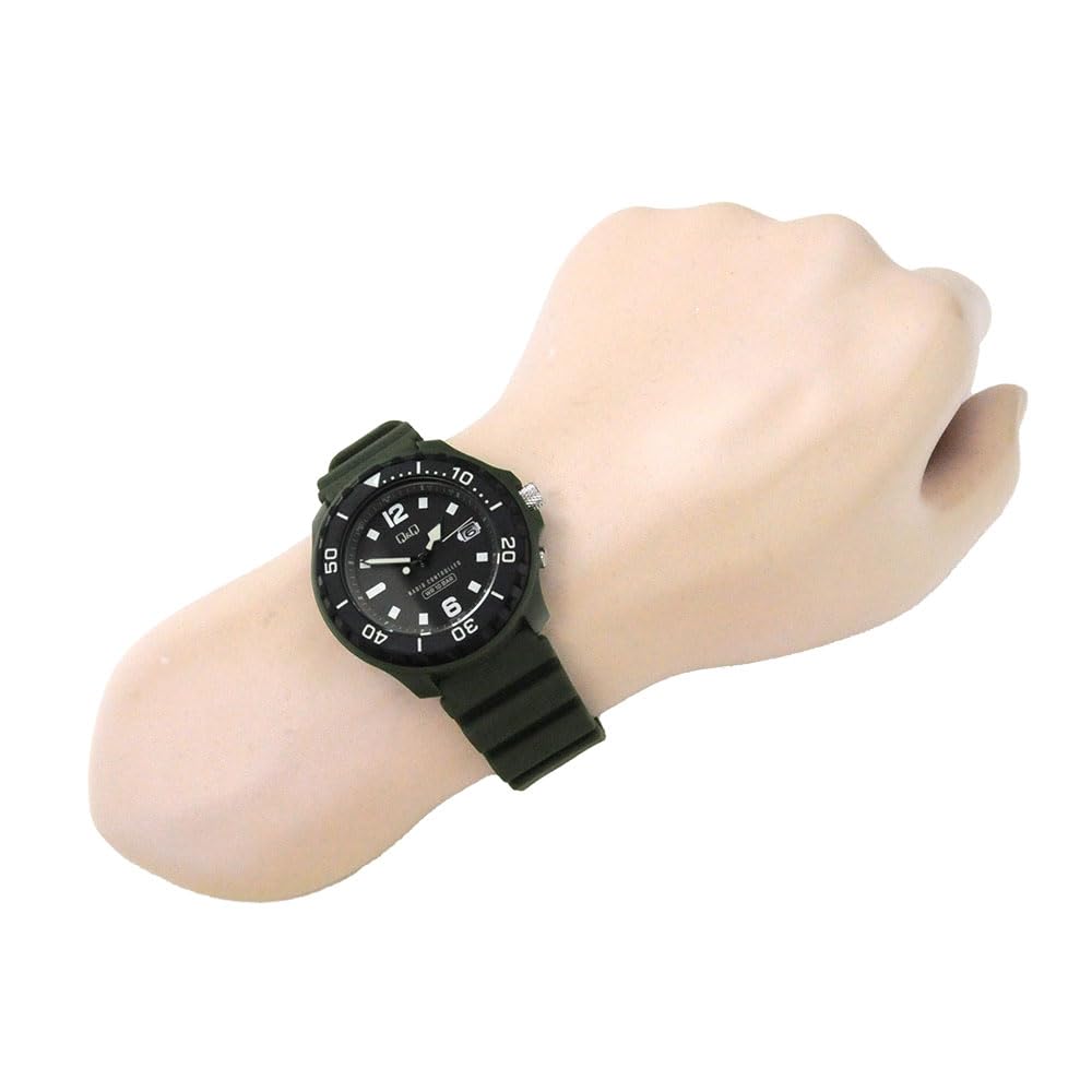 Citizen Q&Q Watch 10ATM Water Resistant Urethane Band D02A-004VK Men's Green