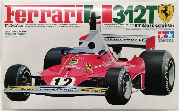1/12 Big Scale Series No. 17 1975 Ferrari 312T Plastic Model