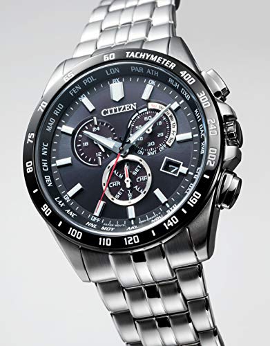 Citizen Watch Collection Eco-Drive Radio Controlled Watch Direct Flight Chronograph CB5874-90E Men's Silver