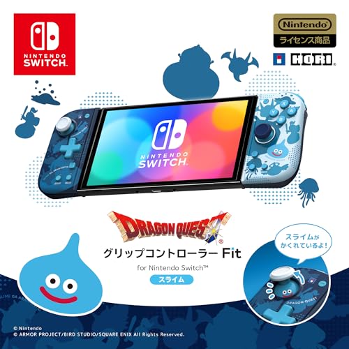 Hori Dragon Quest Grip Controller Fit for Nintendo Switch Slime Limited