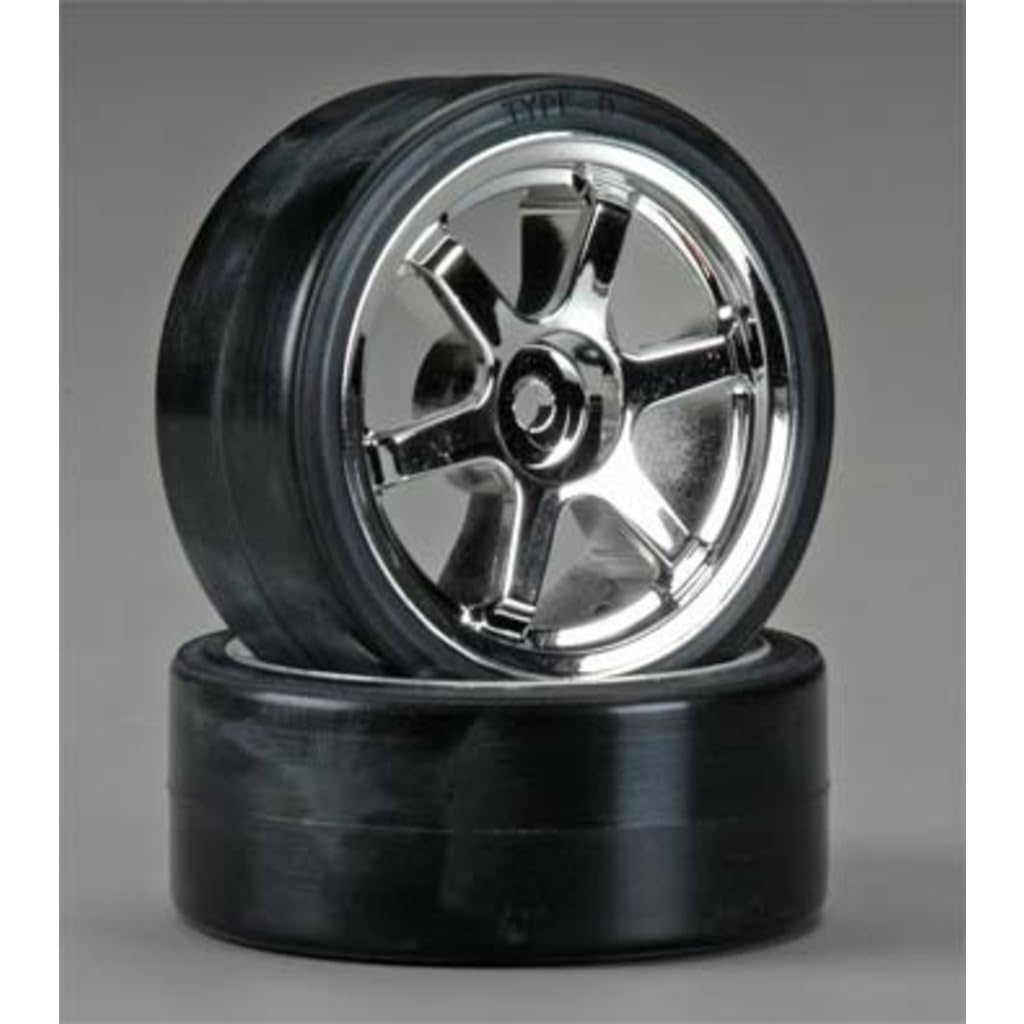 OP.960 / Chrome 6-Spoke Wheel Lift Tires (2 pieces, 26mm + 2)