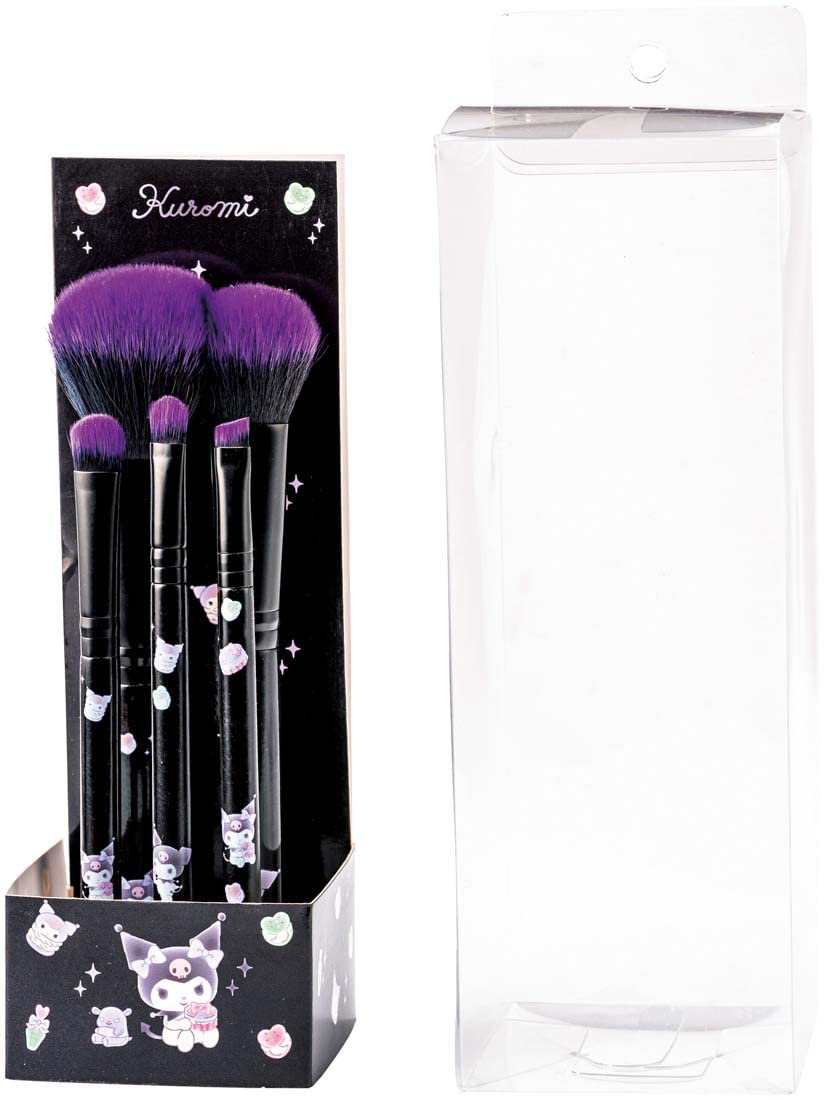 Skater MUB5S Makeup Brush Set Kuromi
