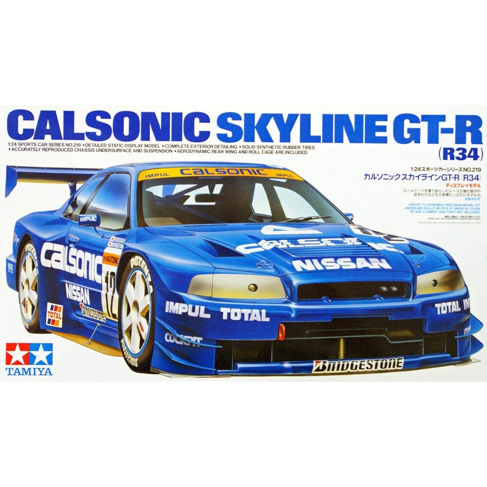 Tamiya 1/24 Sports Car Series Calsonic GT-R (R34)