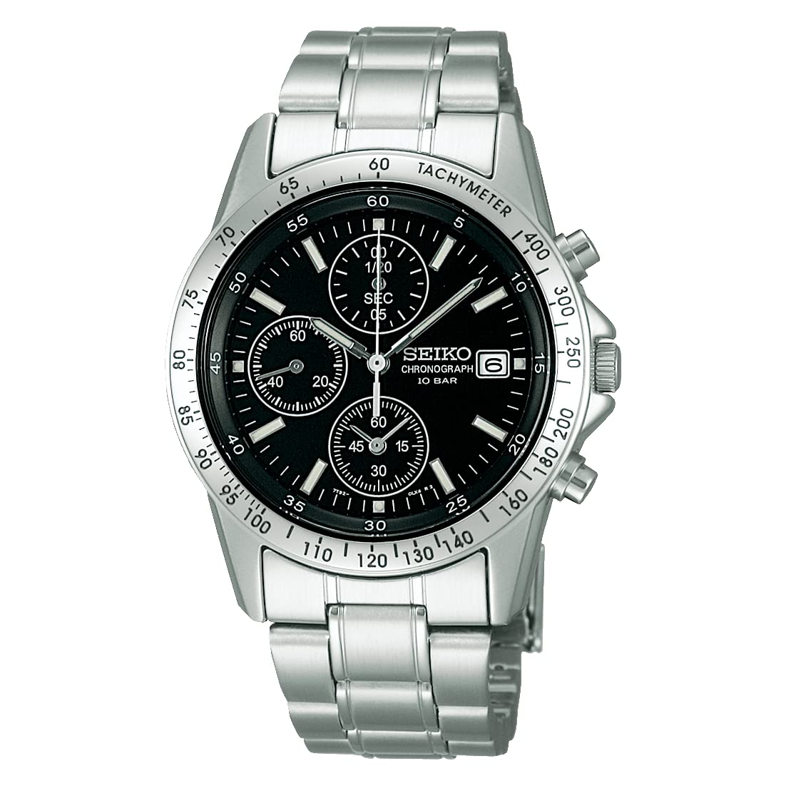 SEIKO SBTQ041 Men's Watch Seiko Selection Quartz Chronograph Silver