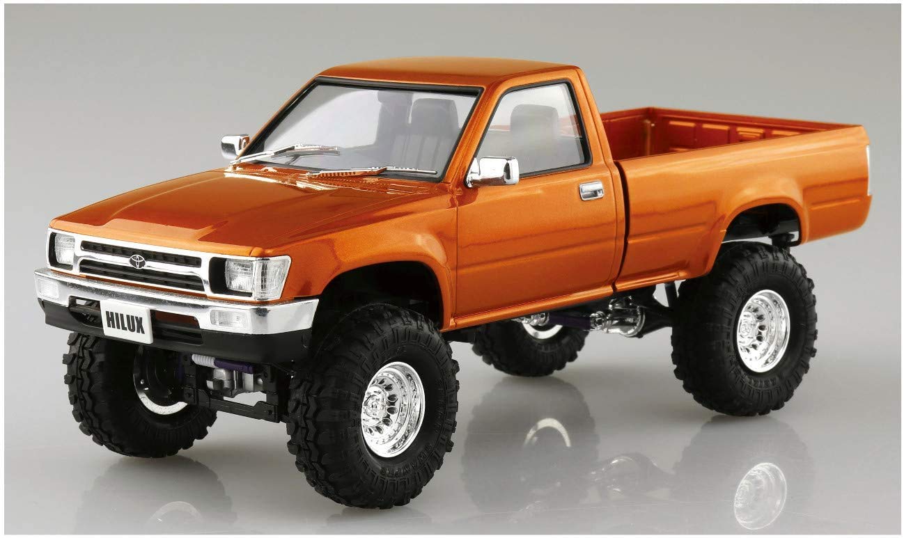 Aoshima Hilux Long Bed Lift Up '95 TOYOTA 1/24 scale kit No.65 58022 RN80