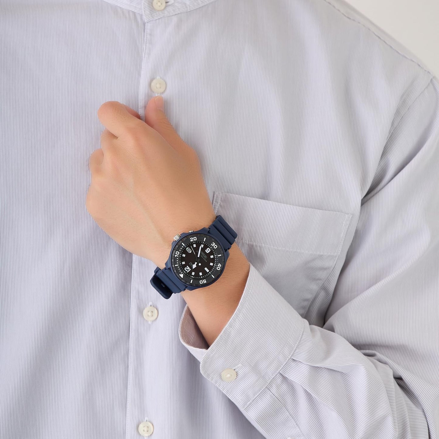 Citizen Q&Q Watch 10 ATM Water Resistance Urethane Band D02A-002VK Men's Blue