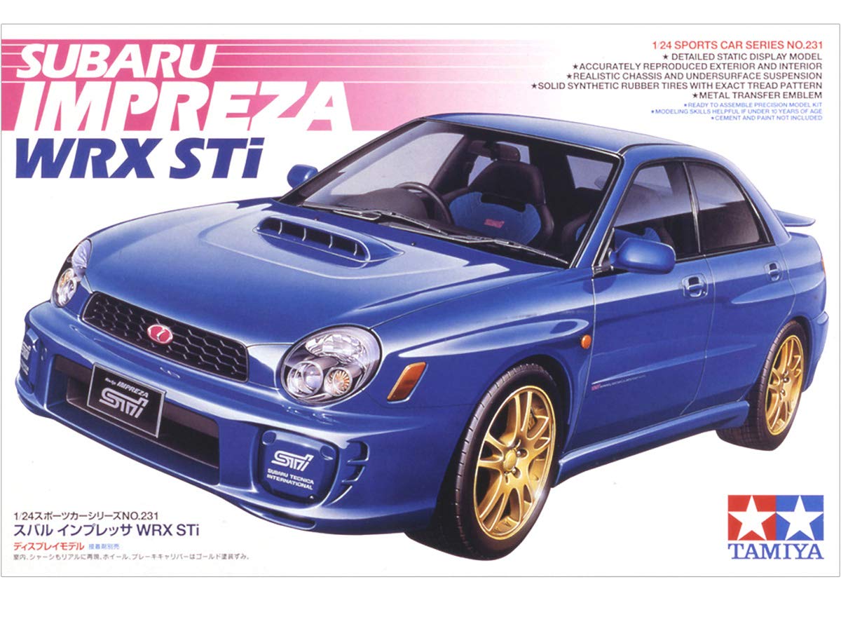 Tamiya 1/24 Sports Car Series No.231 Subaru Impreza WRX STi Plastic Model 24231