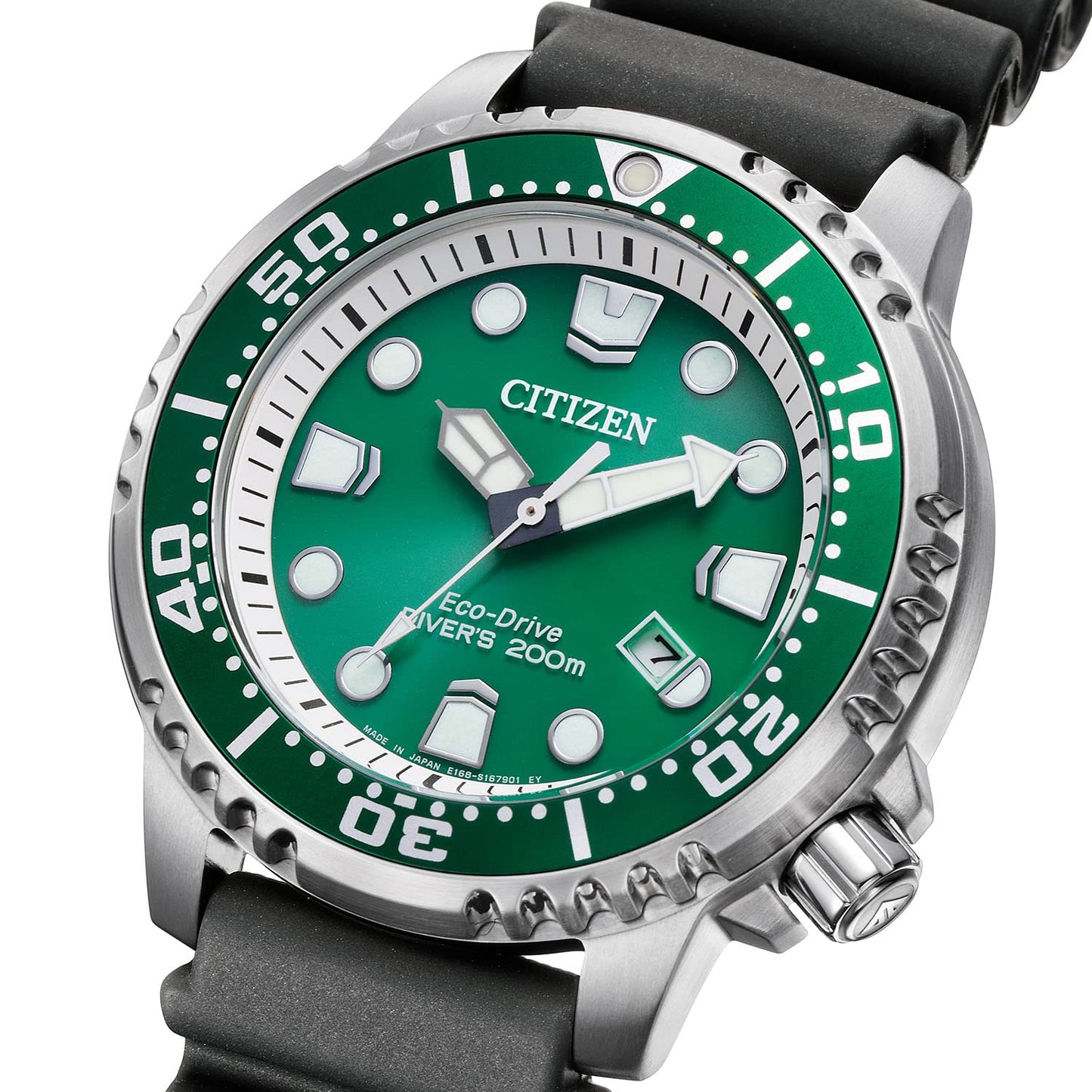 Citizen Promaster Eco-Drive MARINE 200m Diving Watch BN0156-13W Men's Black