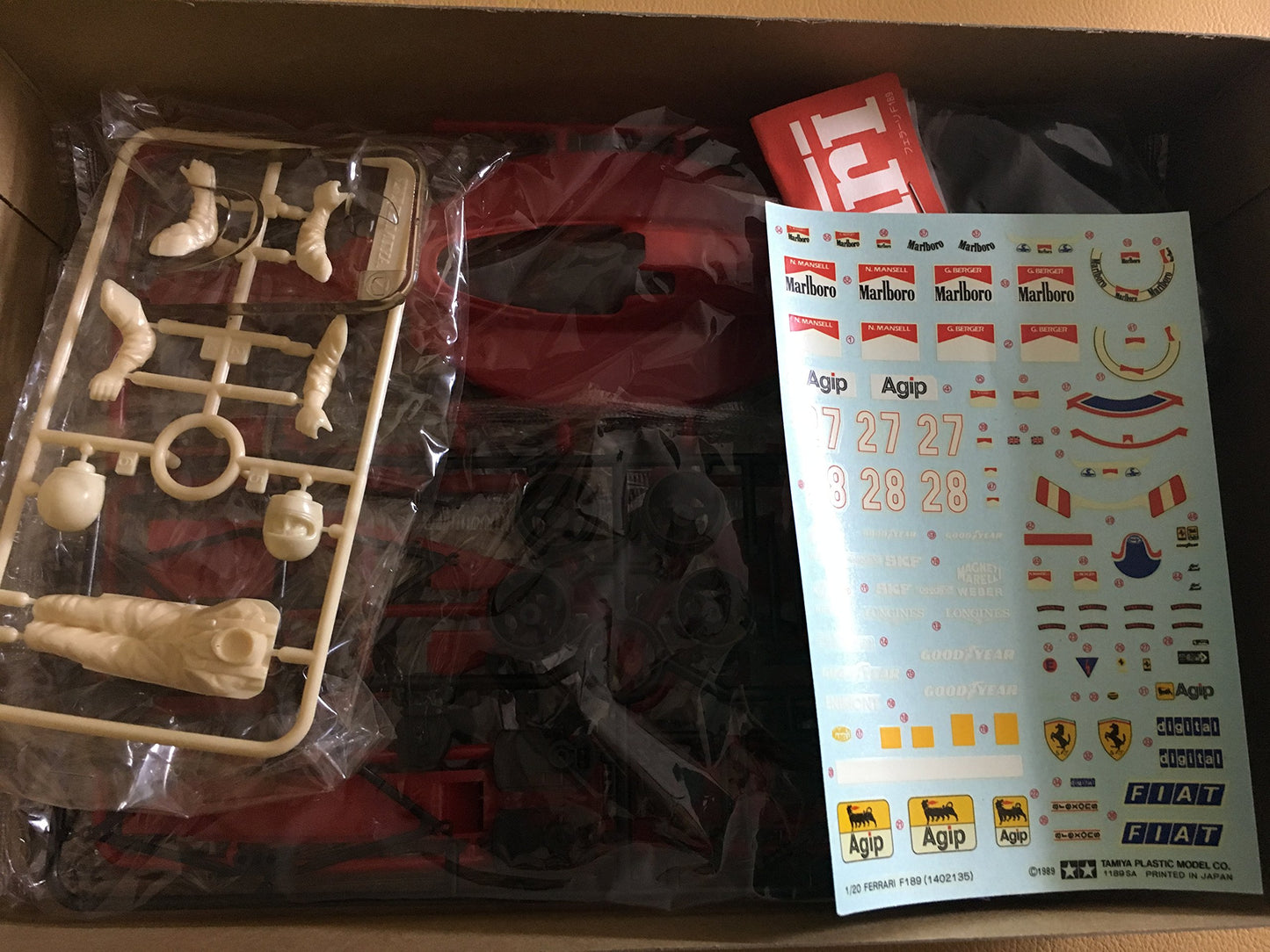 Tamiya 1/20 Ferrari F189 Early Type (1/20 Grand Prix Collection: 20023)