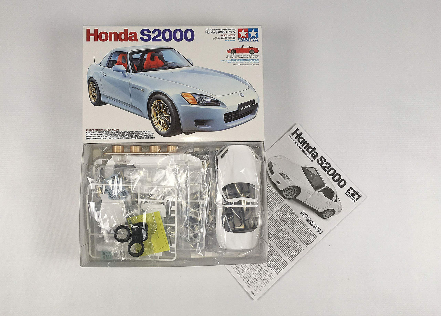 Tamiya 1/24 Sports Car Series No.245 Honda S2000 Type V Plastic Model 24245