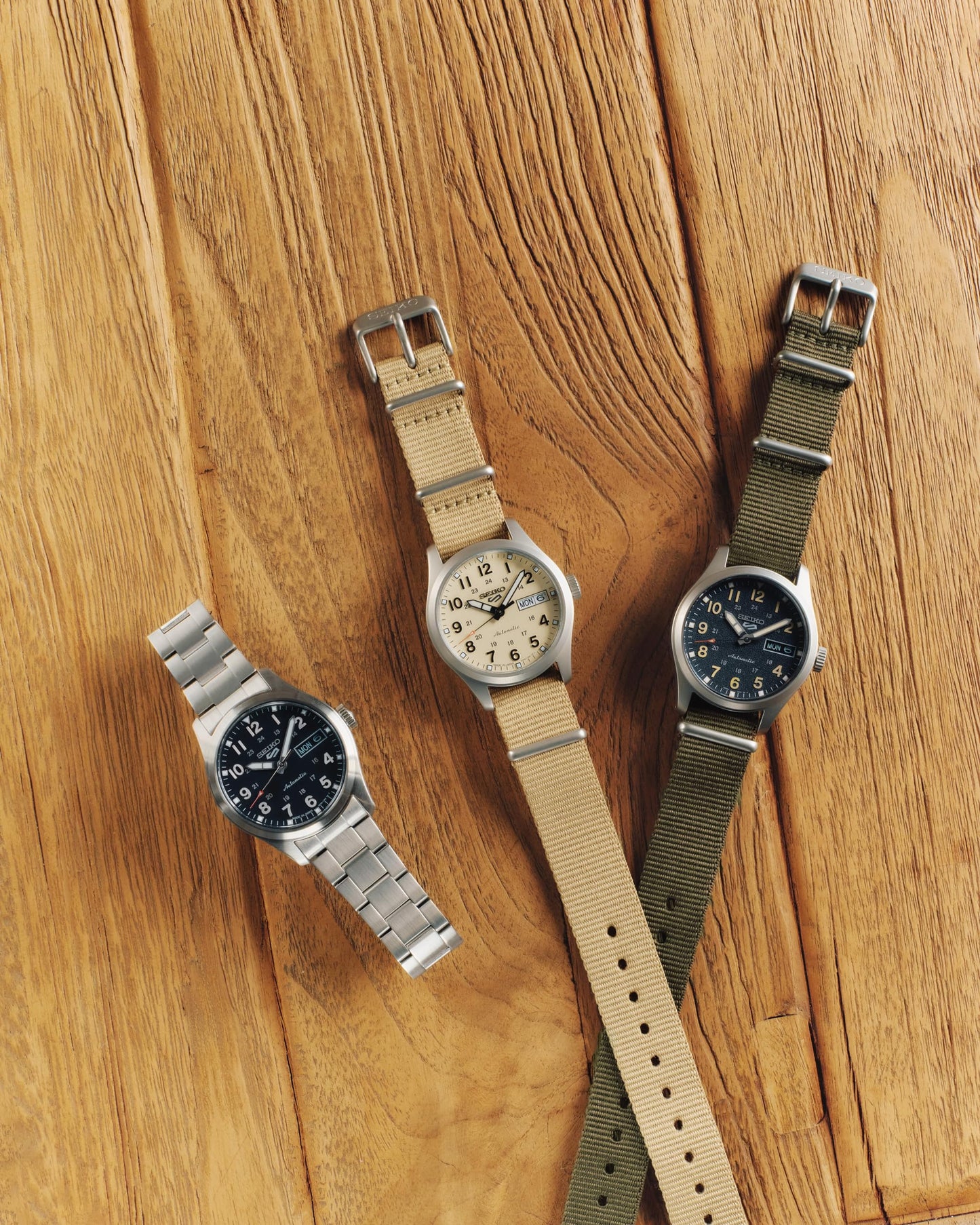 SEIKO Men's Watch SBSA201 5 Sport FIELD Mid Size "Sports・Suits style" Black