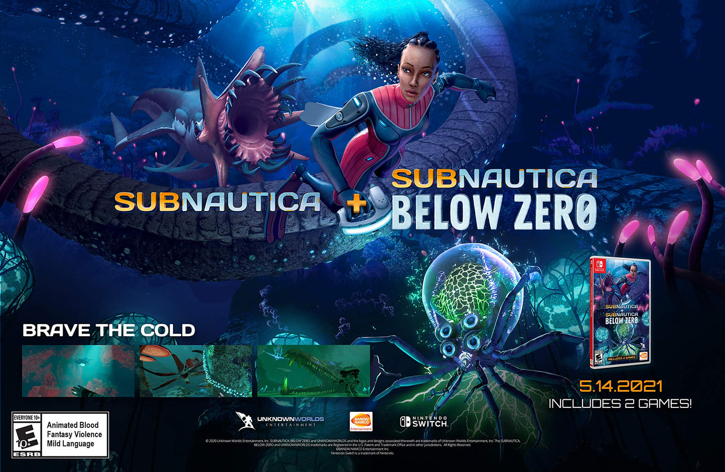 Subnautica + Subnautica: Below Zero (Import: North America) - Switch