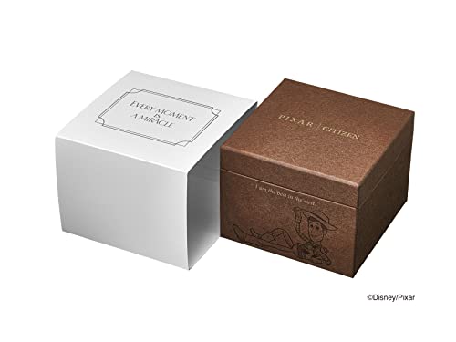 Citizen Watch (Disney Collection / Limited to 700 pieces worldwide / Limited model inspired by Woody) Eco Drive (Gold/Waterproof/Brown) BU4042-09A Gold Brown