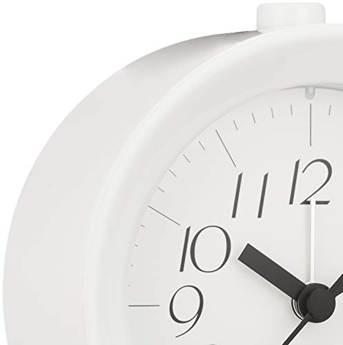 RIKI ALARM CLOCK Alarm Clock White WR09-14 WH Table Clock Lemnos