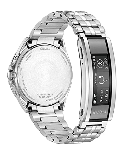 Citizen Watch Collection CB0017-71L Eco-Drive Radio Watch Direct Flight Wena 3 Equipped Model Men's Silver