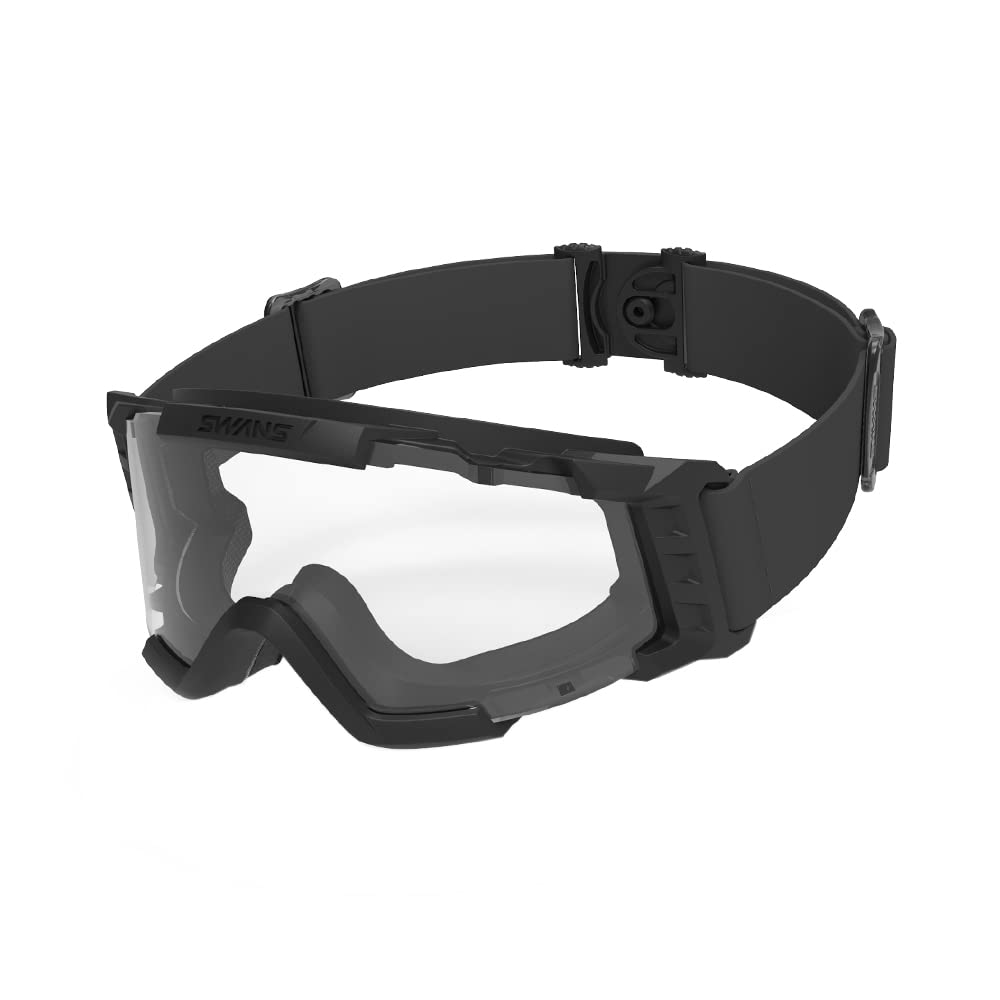 SWANS Tactical Goggles Black Color Light Smoke Lens SG-2280