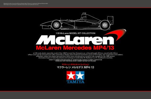 Tamiya Limited Edition 1/20 McLaren Mercedes MP4/13 89718