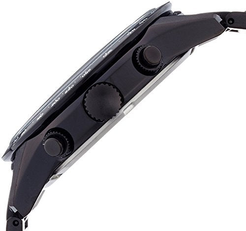 Citizen Wristwatch Eco-Drive Metal Face Japan Made All-Black BL5495-56E Men's