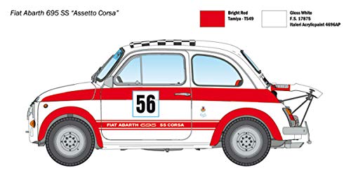Tamiya Italeri 1/12 Classic Car Series No. 4705 Fiat Abarth 695SS/Assetto Corsa