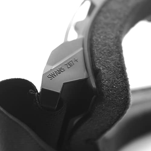 SWANS Tactical Goggles Black Color Light Smoke Lens SG-2280