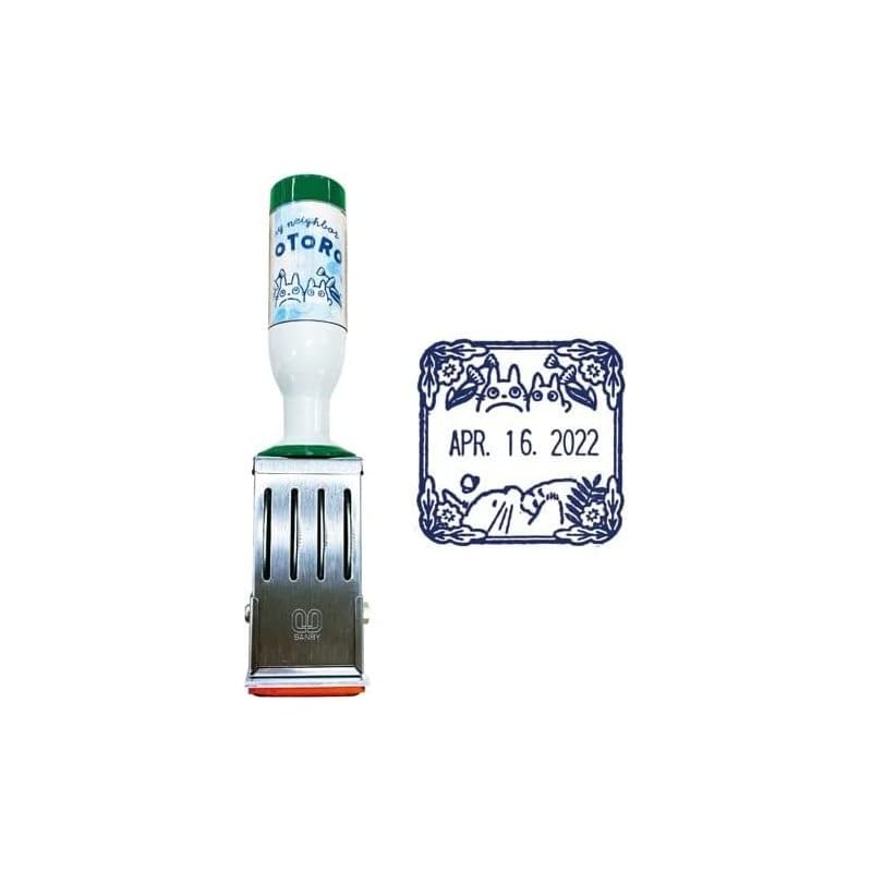 Sanby Movic My Neighbor Totoro Date Stamp SATK-AN-01 ABS StainlessSteel ‎0922-02