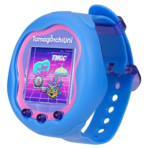 Tamagotchi Uni Blue Wifi Tamaverse Handheld Game Battery Powered BANDAI