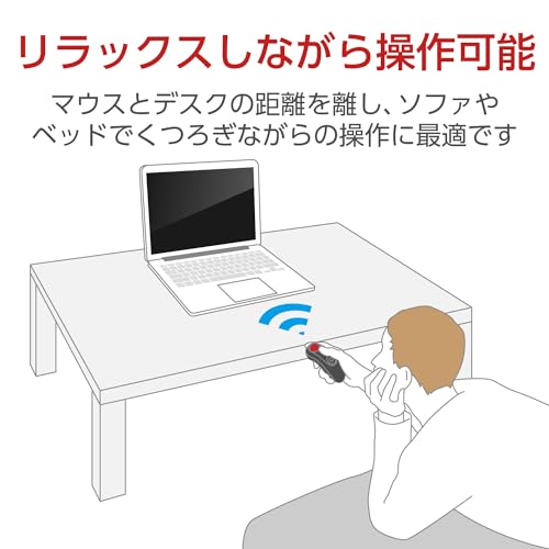 ELECOM M-RT1DRBK Wireless Mouse Trackball Handy Type Relacon Black Receiver