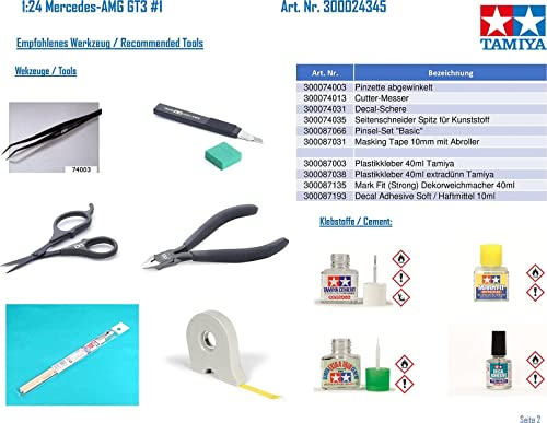 Tamiya 1/24 Sports Car Series No.345 Mercedes-AMG GT3 Plastic Model