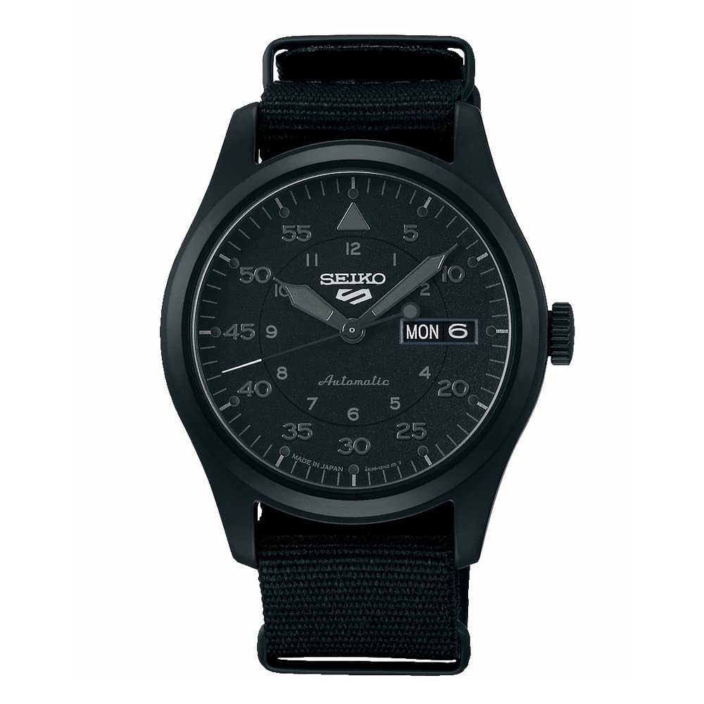Seiko SBSA167 Men Watch 5 Sports STEALTH BLACK Automatic Street Special Edition