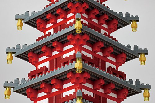 Kawada Nano Block Five-storied Pagoda Gojyu no Tou Deluxe Edition NB-031