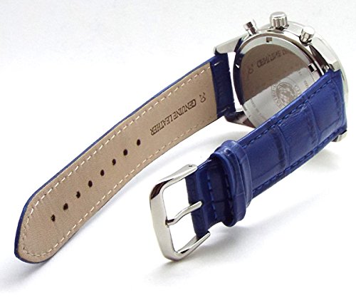 CITIZEN Eco-Drive Chronograph Solar Chronograph Leather Strap with Extra Strap Blue Base Domestic Model VO10-6741F BL [Parallel Import]