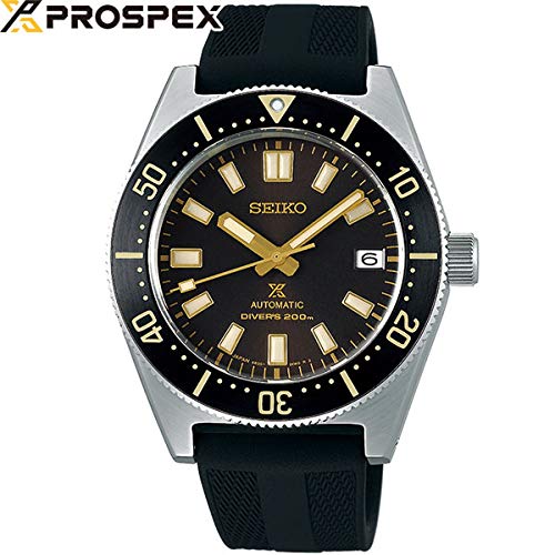 SEIKO SBDC105 Men's Watch PROSPEX Black Dark Brown Analog Round Face Divers