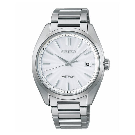 SEIKO SBXY029 Men's Watch ASTRON Silver Dial Titanium Radio Solar