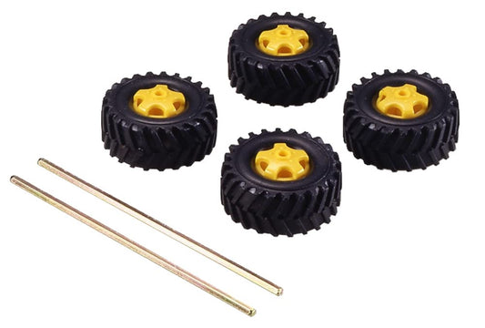 Tamiya Fun Work Series No.101 Truck Tires 36mm (70101) Model Kit