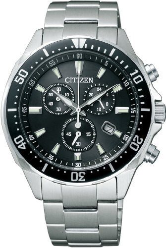 [CITIZEN] Eco-Drive Silver Business Waterproof Men's VO10-6771F Wristwatch