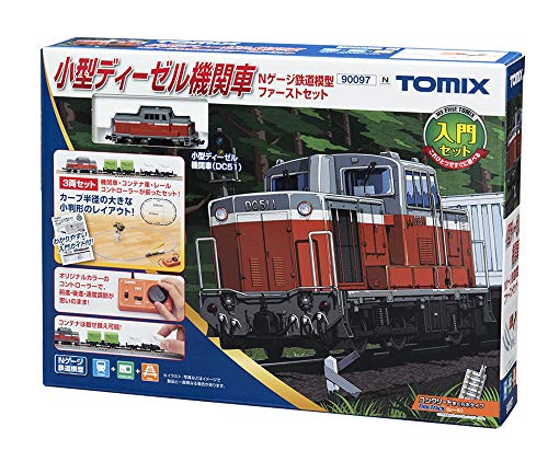 TOMIX N gauge Small Diesel Locomotive Model Train First Set 90097 TOMYTEC