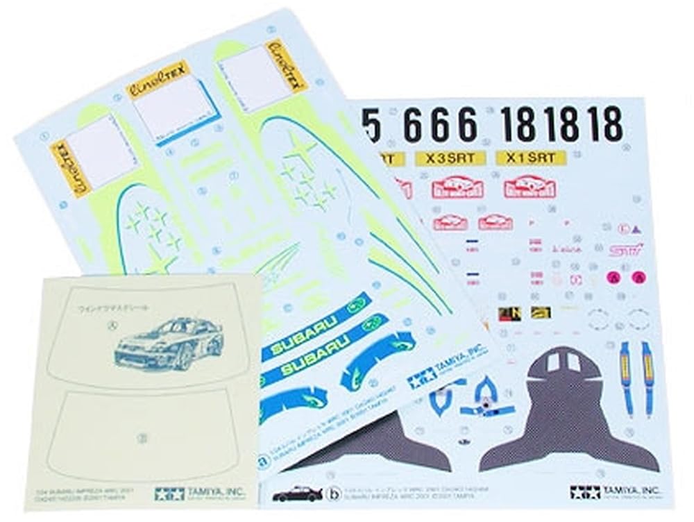 Tamiya 1/24 Sports Car Series No.240 Subaru Impreza WRC 2001 Plastic Model