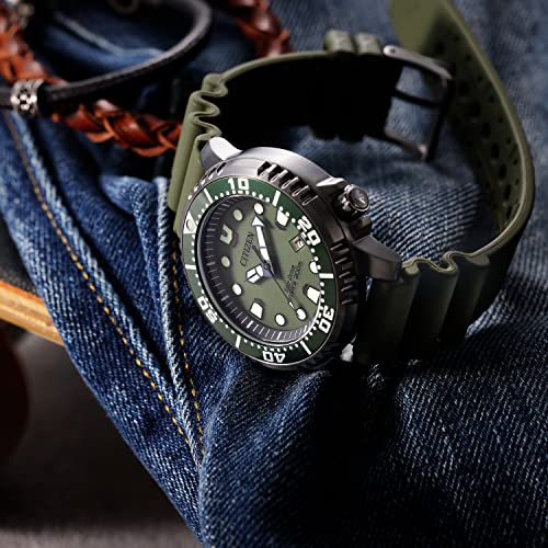 Citizen Watch PROMASTER 200m Dive Water-Resistant Solar BN0157-11X Men's Khaki