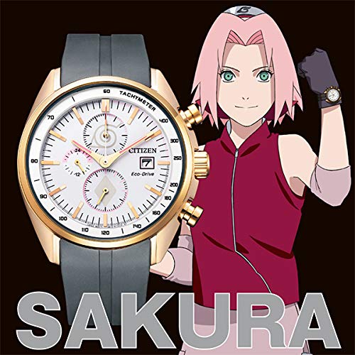 Citizen Wristwatch Collection x Naruto Collaboration Model [Sakura Haruno] Limited to 610 CA0593-17A Men's Gray