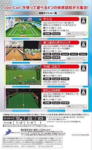 THE Sensory! Sports Pack: Tennis, Bowling, Golf, Billiards – Switch
