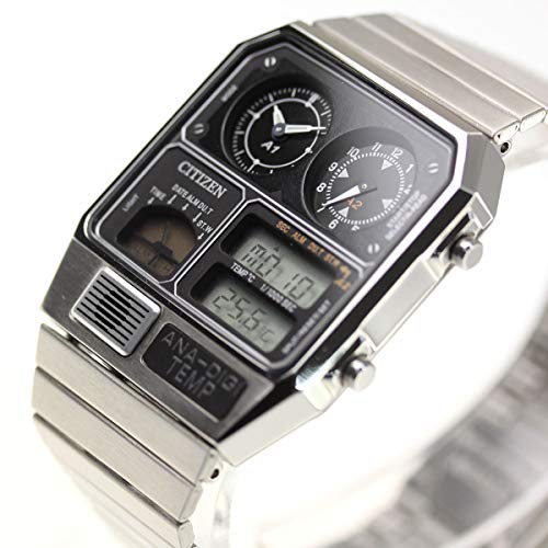 CITIZEN Ana-Digi Temp Reissue Model Wristwatch Silver JG2101-78E