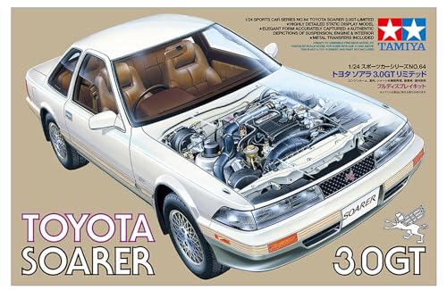 Tamiya 1/24 Sports Car Series No.64 Toyota Soarer 3.0GT Limited Model Kit 24064