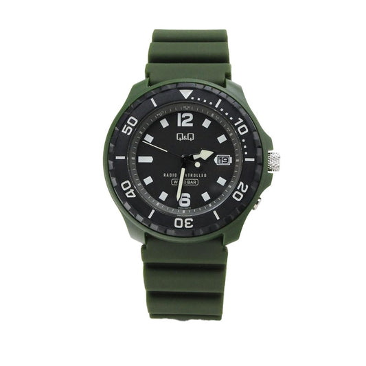 Citizen Q&Q Watch 10ATM Water Resistant Urethane Band D02A-004VK Men's Green