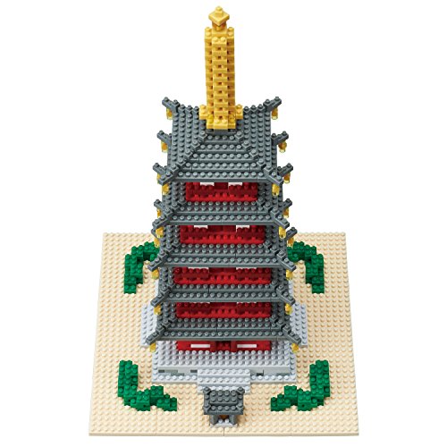 Kawada Nano Block Five-storied Pagoda Gojyu no Tou Deluxe Edition NB-031