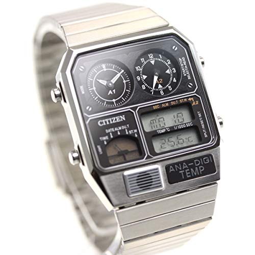 CITIZEN Ana-Digi Temp Reissue Model Wristwatch Silver JG2101-78E