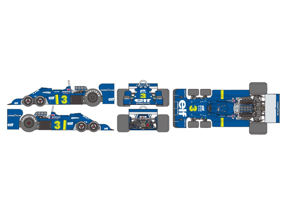 Tamiya 1/20 Grand Prix Collection No.58 Tyrrell P34 1976 Japanese Grand Prix Model
